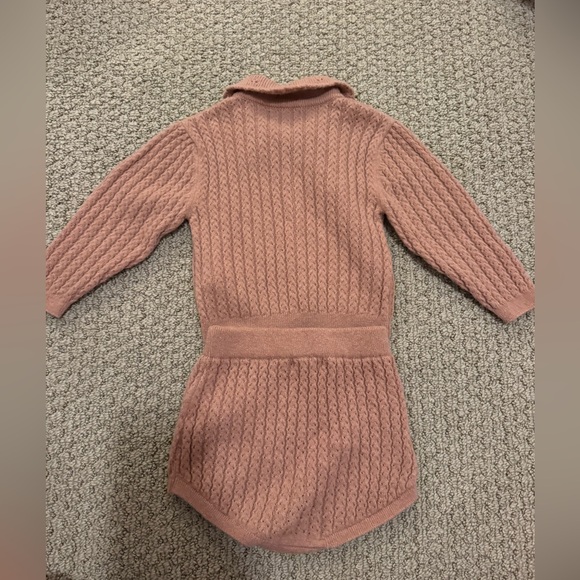 Bebe Organic Loulou Cardigan And Bloomer - ROSE - Picture 10 of 10